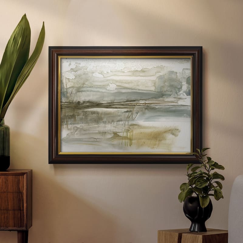 Stark Neutral Landscape I Premium Framed Canvas- Ready to Hang