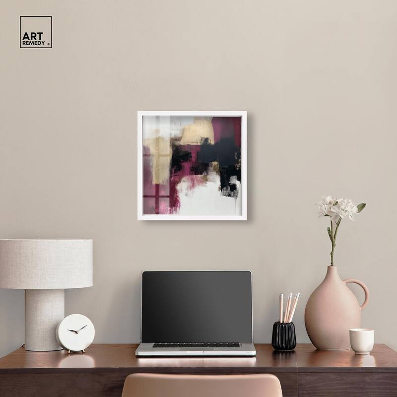 Golden Dusk I Shadowbox by Art Remedy