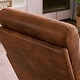 preview thumbnail 96 of 105, High Back Solid Wood Armrest Backrest Leisure Chair Accent Chair