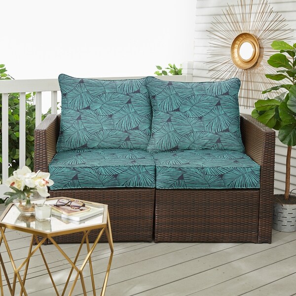Deep loveseat outdoor cushion online