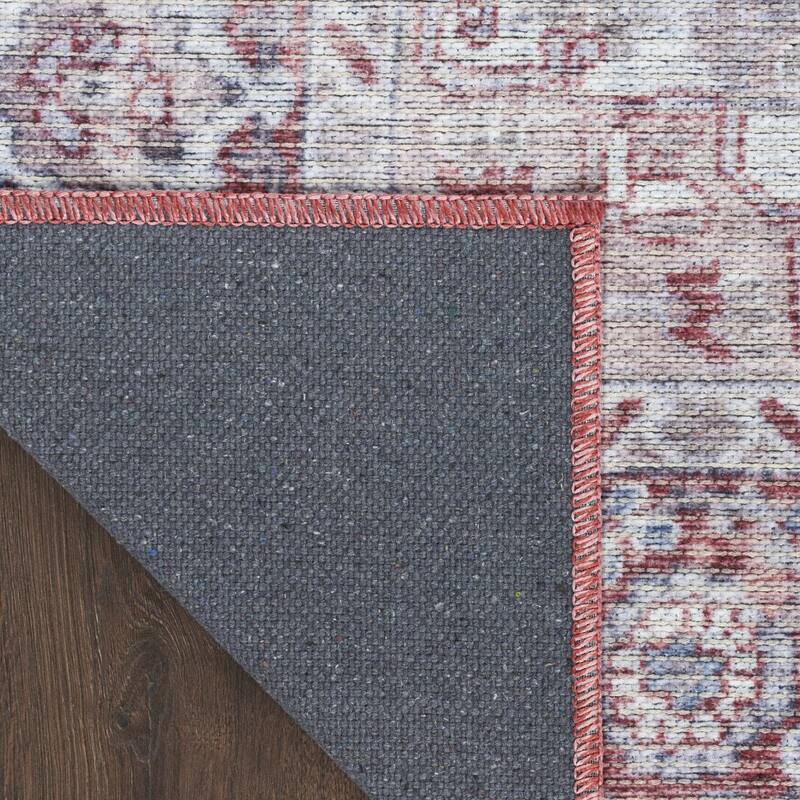 Paniw Power Loomed Distressed Floral Area Rug By HomeRoots - 9' x 12'