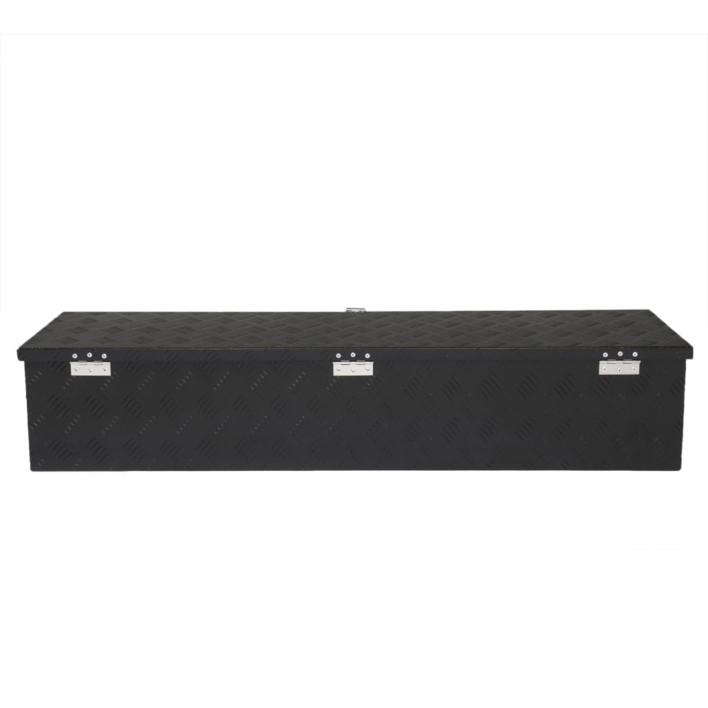 50" Aluminum Five Pattern Toolbox Single Lock Black