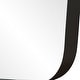 preview thumbnail 5 of 4, Uttermost Caspian Curved Black Dressing Mirror - 71.875'' H X 27.75'' W X 2'' D