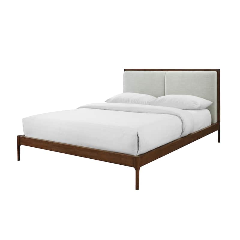 Anushka Queen Size Bed - Walnut