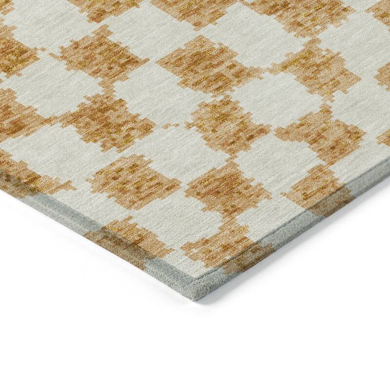 HomeRoots Geometric Transitional Rectangle Outdoor Rug
