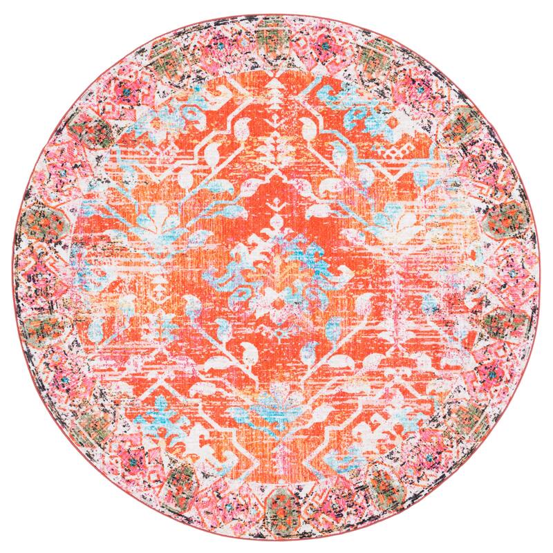 SAFAVIEH Paint Brush Machine Washable Slip Resistant Elvezia Rug