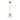 Manhattan Boutique 1-Light Mini Pendant in Brushed Brass with Clear Glass
