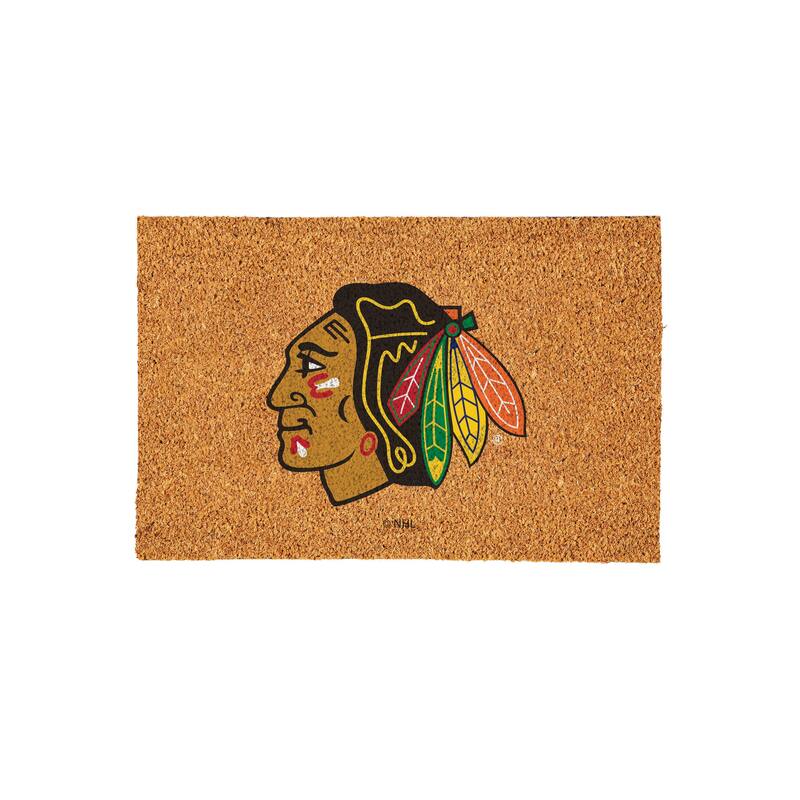 Chicago Blackhawks Full Color Indoor/Outdoor Coir Mat