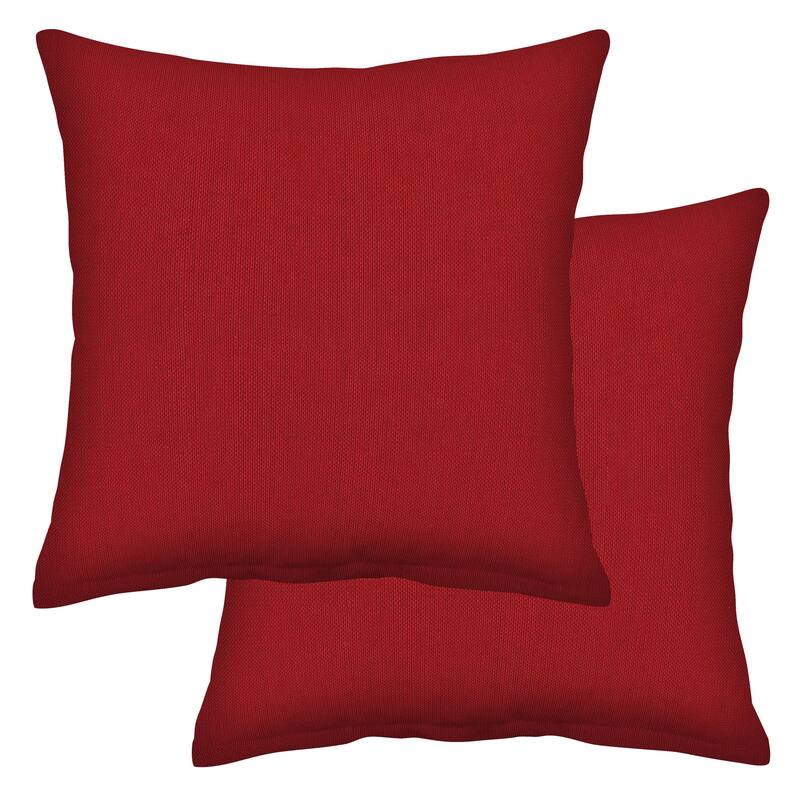 Textured Square Toss Pillow (2-Pack) - 17" wide x 17" tall x 6" thick