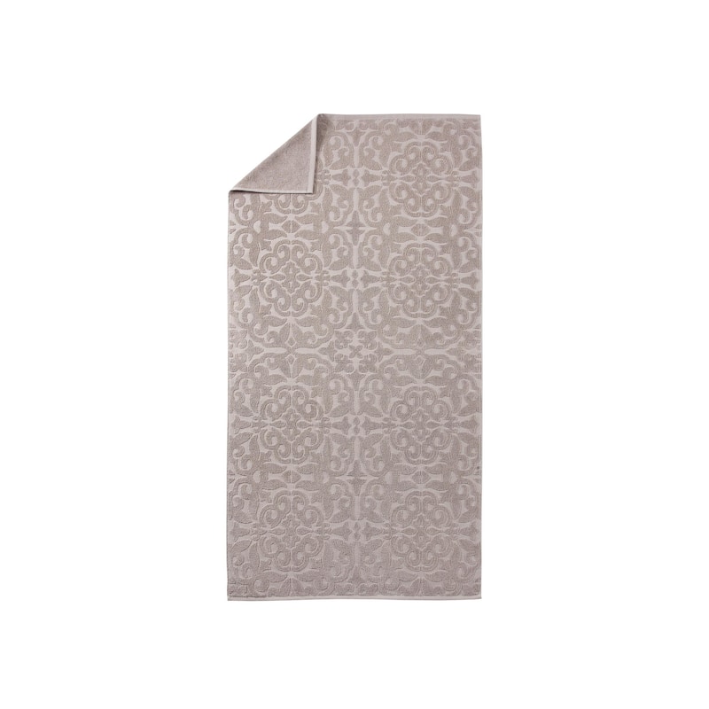 Ozan Premium Home100% Genuine Turkish Cotton Patchouli Bath Towel - Taupe