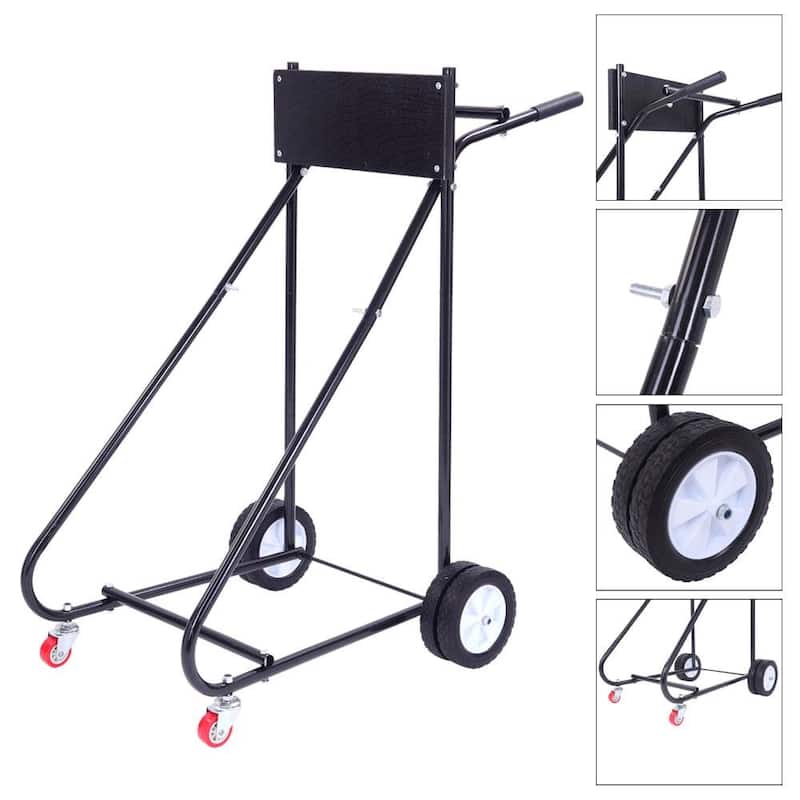 Outboard Boat Motor Stand Steel Carrier Cart