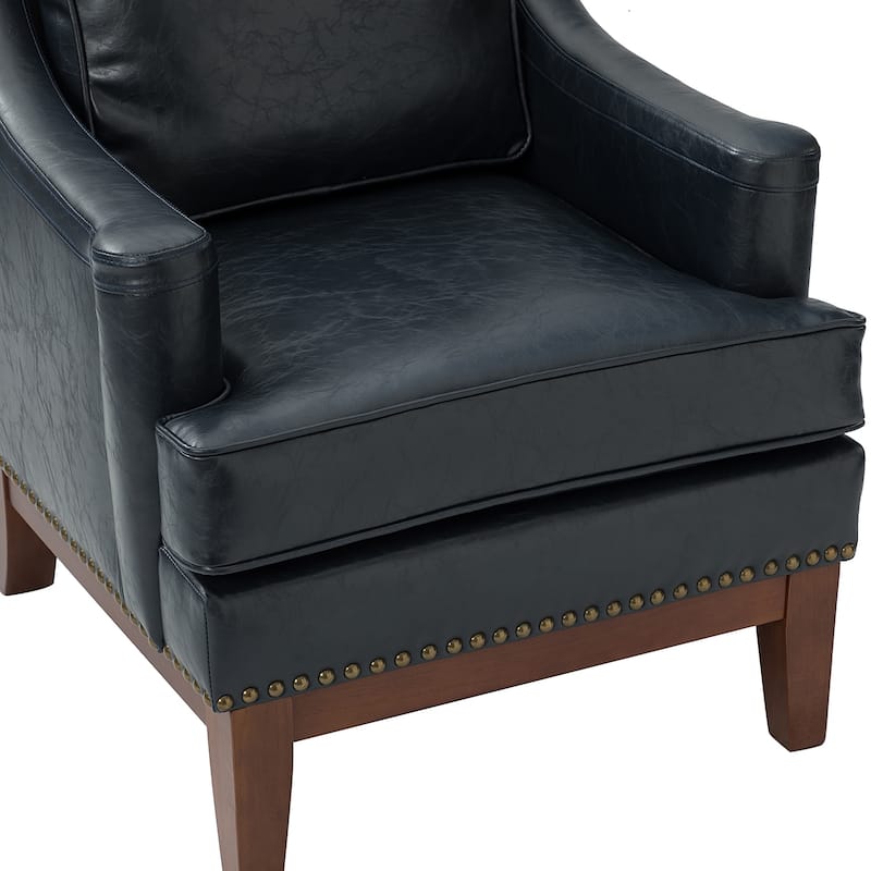 Etienne Comfy Living Room Armchair with Apron Design by HULALA HOME
