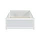 preview thumbnail 26 of 45, Twin Size Wood Floor Platform Bed with Built-in Book Storage Rack