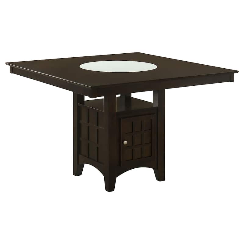 Gabriel Cappuccino Square Counter Height Dining Set