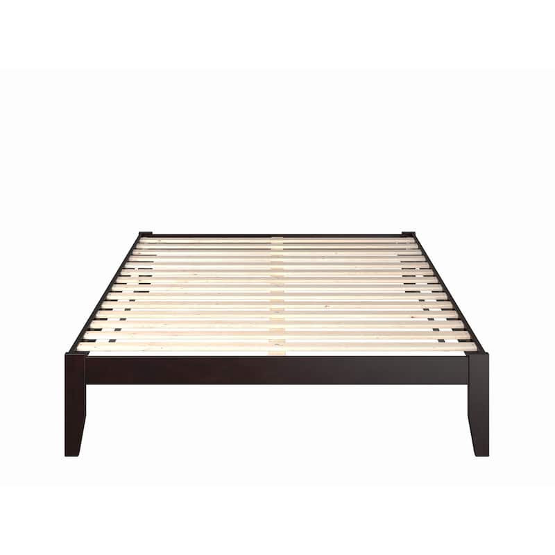 Neo-Classical Bed Frame - Espresso Finish - Modern Bedroom Furniture