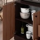 preview thumbnail 32 of 43, Living Skog Pantry Kitchen Microwave Storage Cabinet