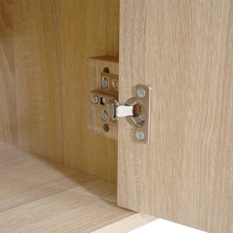 4-Door TV Cabinet TV Stand Media Cabinet for Living Room