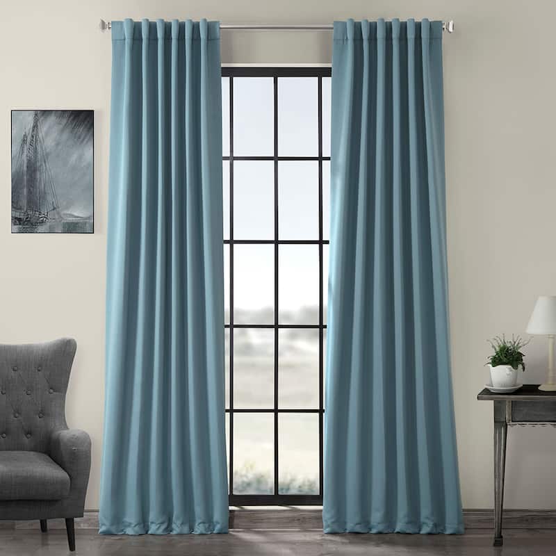 Exclusive Fabrics Room Darkening 108-inch Curtain Panel Pair