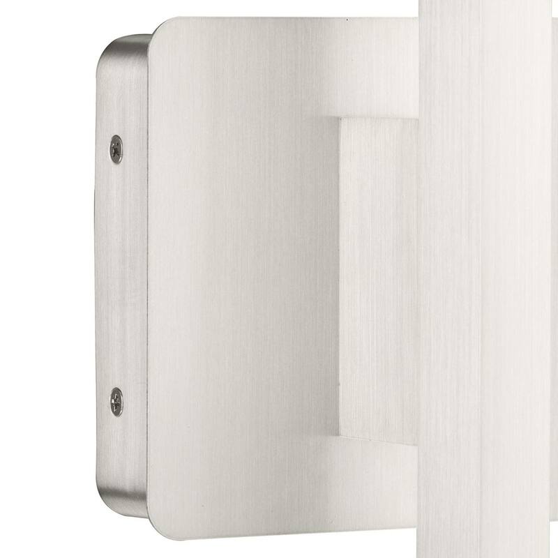 Phase 5 Collection 32 in. Brushed Nickel Slim Modern 3CCT Integrated LED Linear Vanity Light - 32 in x 3.78 in x 4.84 in