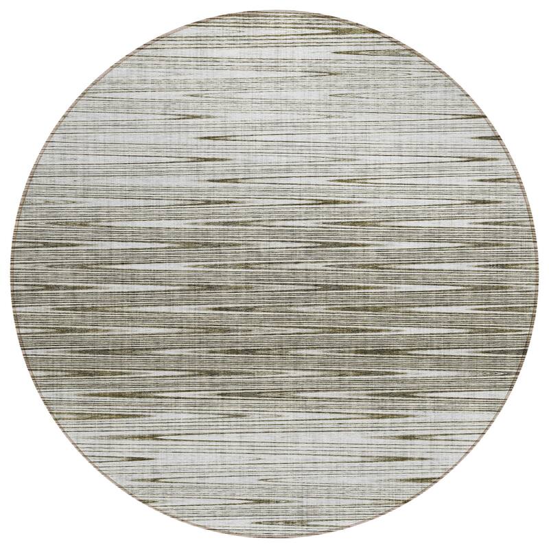 Machine Washable Indoor/ Outdoor Chantille Ombre Stripes Rug