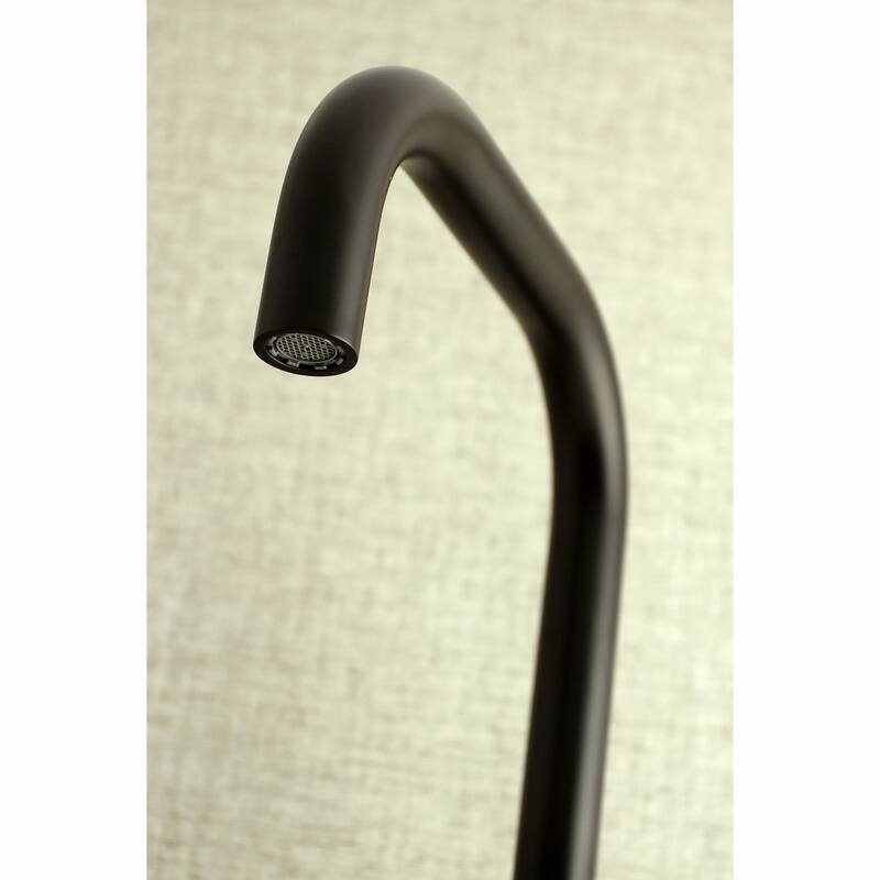 Kingston Brass Concord 8 in. Adjustable Center Wall Mount Kitchen Faucet