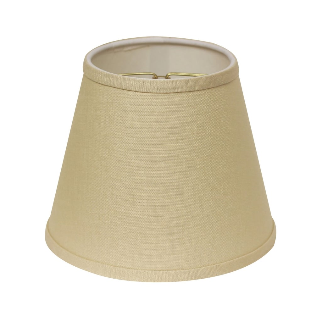 HomeRoots Beige Linen Empire Lamp Shade - 10" L x 10" W x 7.5" H