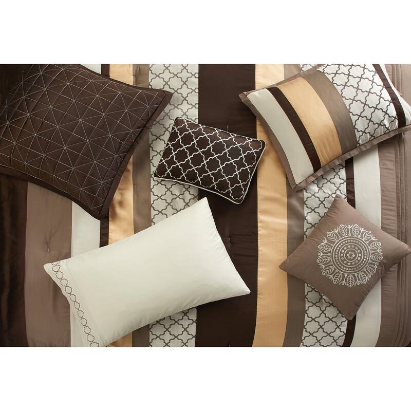 Nanshing Avalon 16 Piece Trellis Moroccan Print Room In A Bag