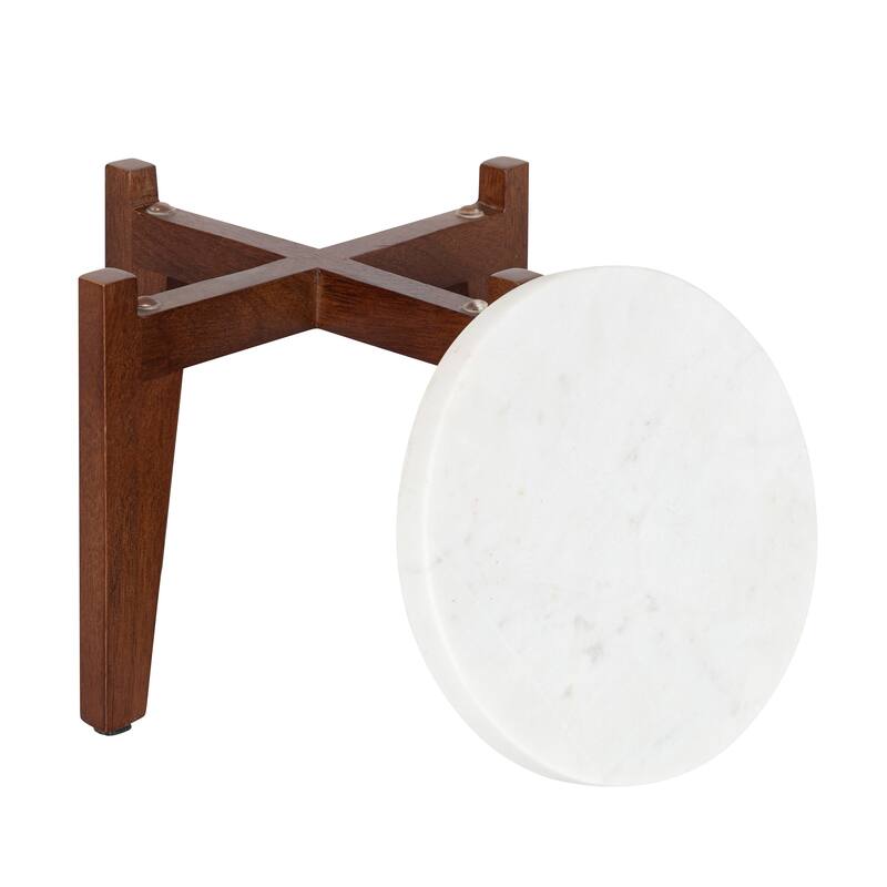 Kate and Laurel Icelyn Round Plant Stand Set