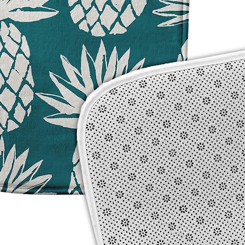Pineapple Pattern Bathmat