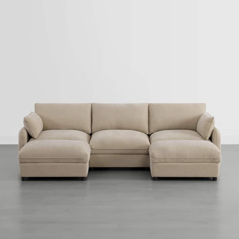Spruce & Spring Oversized Cloud Modular Sectional Couches for Living Room