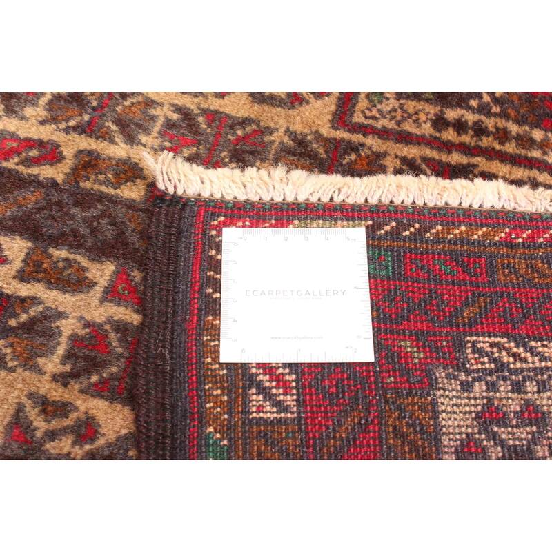 ECARPETGALLERY Hand-knotted Teimani Brown Wool Rug - 2'11 x 4'8