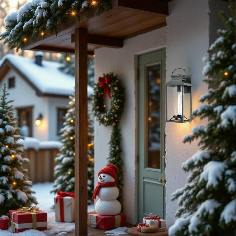 Outdoor Porch Lights, Lighting Fixtures Wall Mount, for House, Front Porch, Anti-Rust Waterproof Outdoor Garage Lights