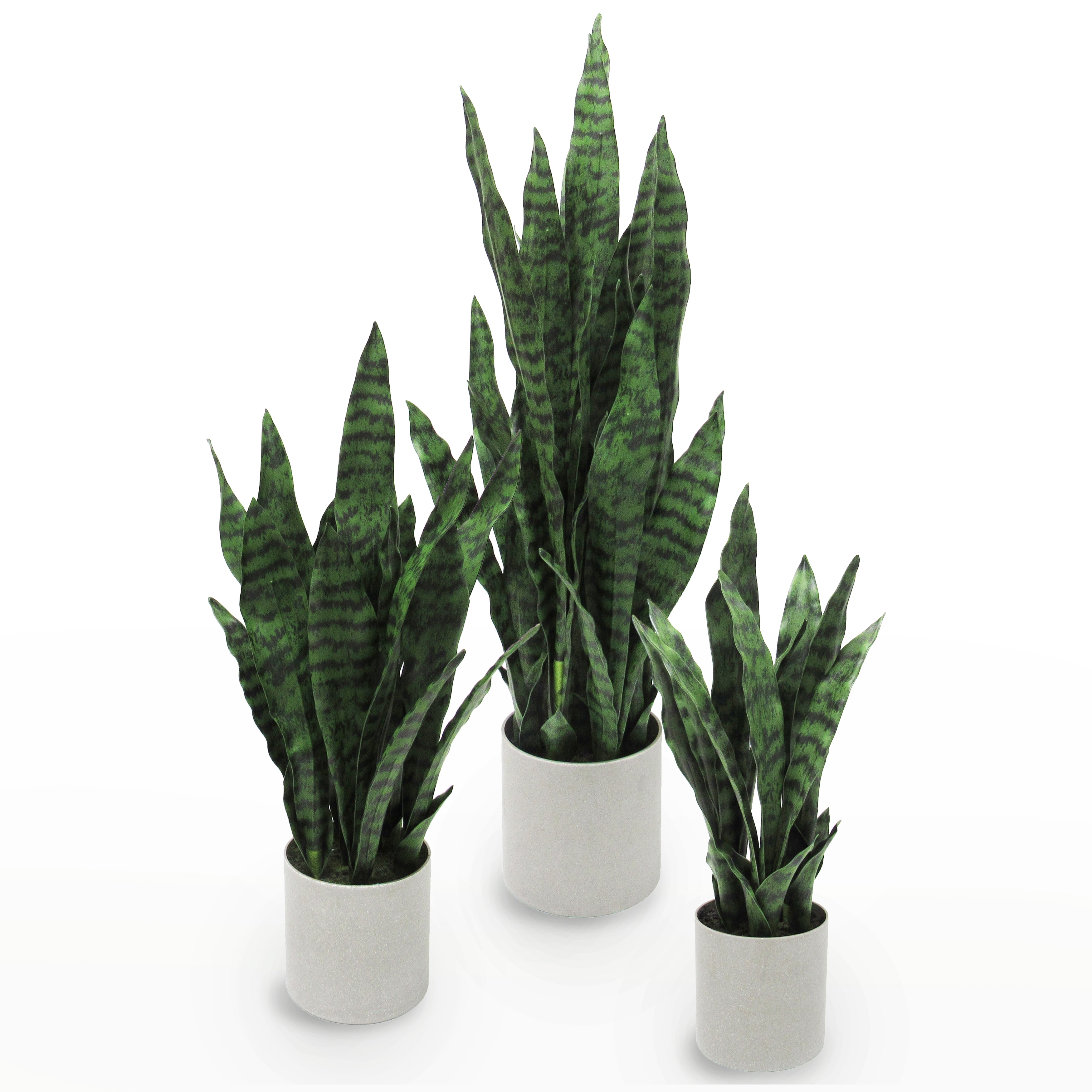 35.5 Inch Indoor-Outdoor Artificial Fake Snake Plant