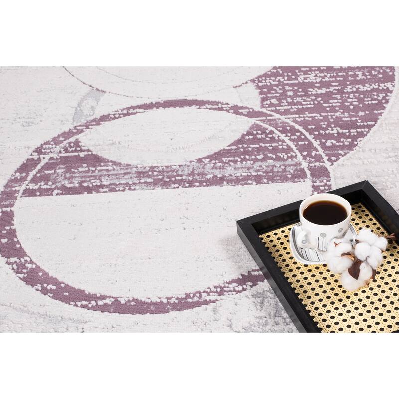 Cairo Collection Transitional Geometric Area Rug