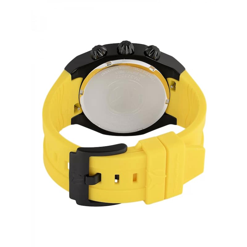 Technomarine Men's TM-523002 Reef Quartz Black, Yellow Dial Watch