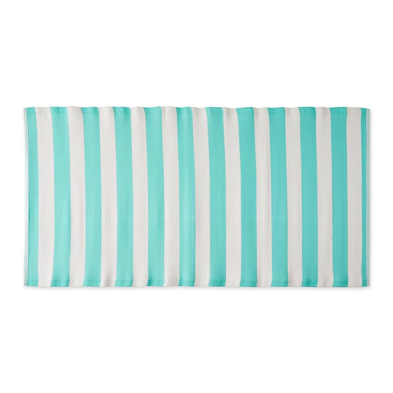 DII Multi-Striped Outdoor Rug - Cream/Onyx