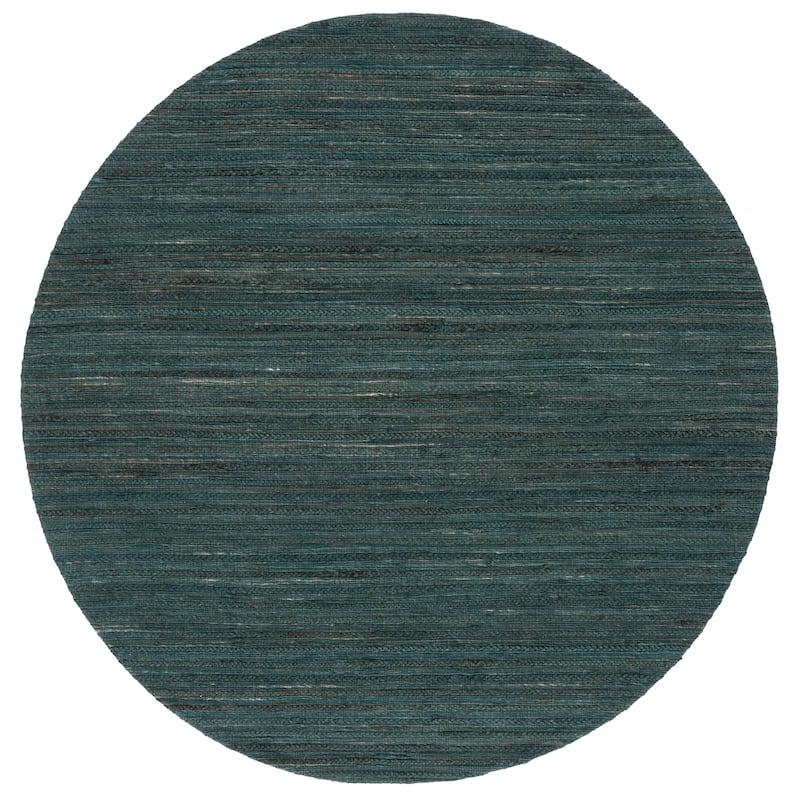 SAFAVIEH Handmade Cape Cod Snezanka Coastal Jute Rug - 8' Round - Sage/Natural
