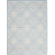 preview thumbnail 6 of 129, Nourison Jane Floral Medallion Indoor only Area Rug 4' x 6' - Ivory/Light Blue