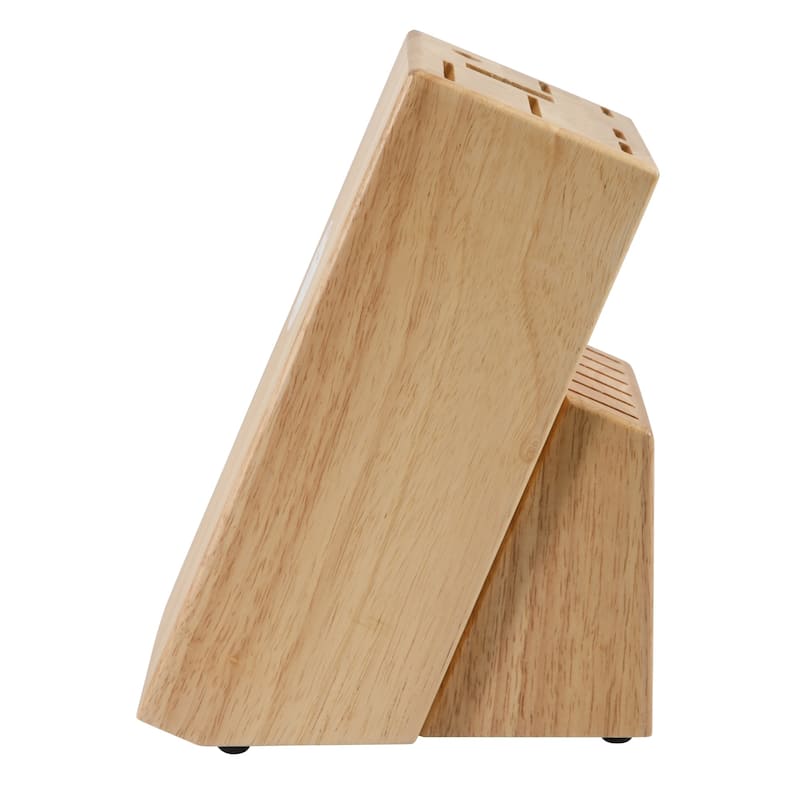 Martha Stewart 15 Piece Austenwood German Stainless Steel Cutlery Knife Block Set W/ Italian Olive Wood Forged Handle