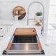 preview thumbnail 16 of 25, ZLINE Garmisch Undermount Single Bowl Scratch Resistant Stainless Steel Kitchen Sink with Bottom Grid and Accessories