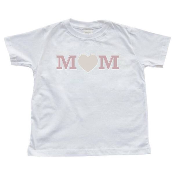 Shop Mom Heart Toddler T Shirt 0432 3001 Whi On Sale
