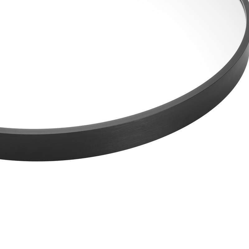 Sage Aluminum Round Wall Mirror