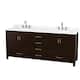 Option Espresso / Giotto Quartz Top / Brushed Chrome