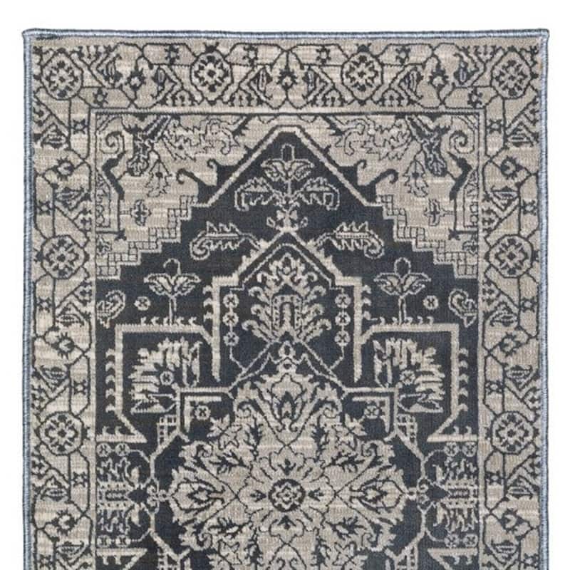 HomeRootsMedallion Traditional Runner Area Rug