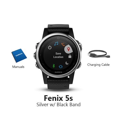 garmin fenix 5s white with carrara white band