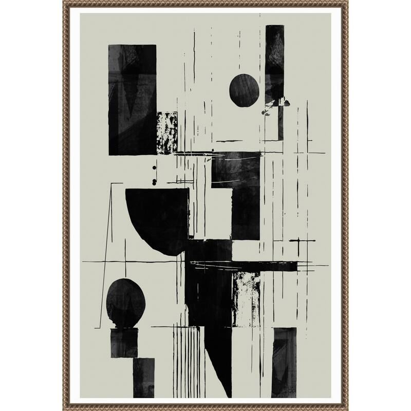 Interconnected No. 1 by Cartissi (23 x 33 in.), Framed Canvas Wall Art Print