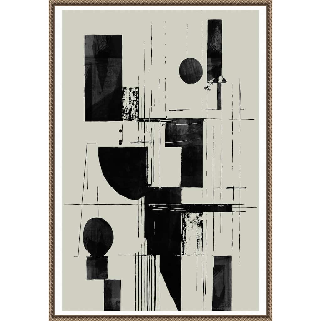 Interconnected No. 1 by Cartissi (23 x 33 in.), Framed Canvas Wall Art Print