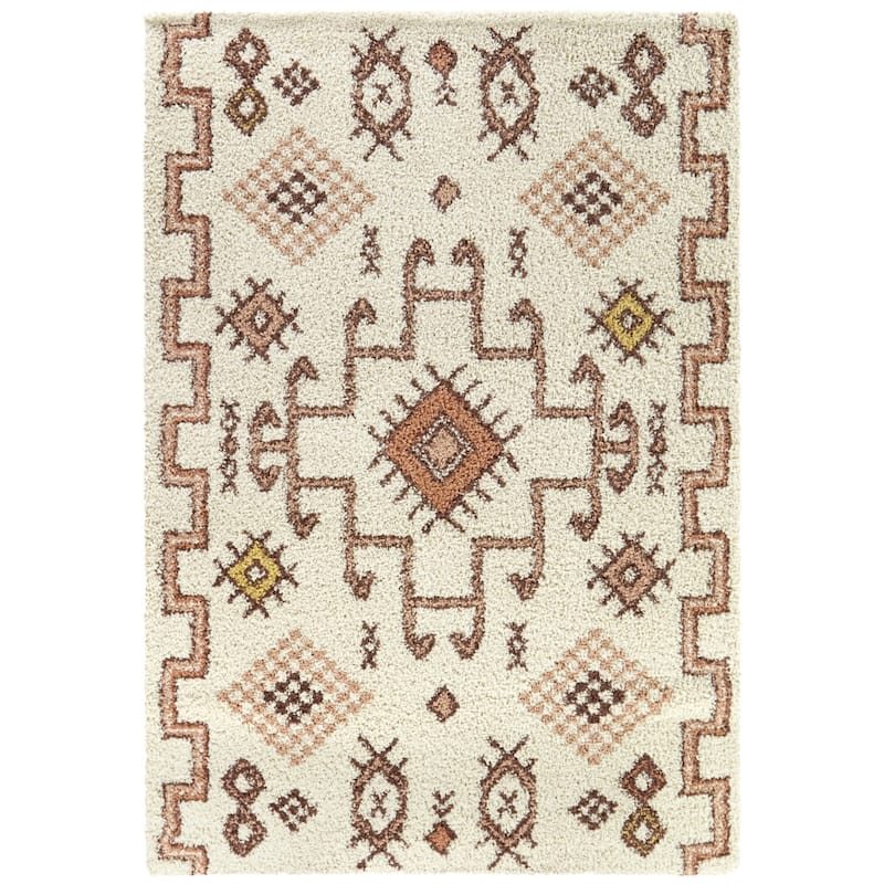 Felipe Southwestern Shag Area Rug