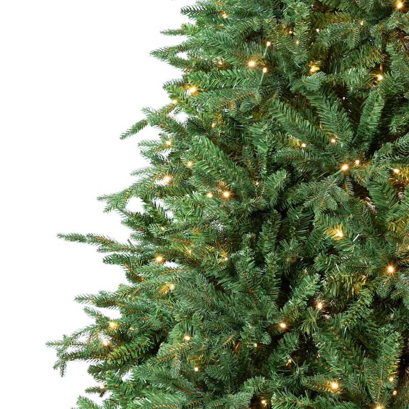 Real Touch™ Pre-Lit Cumberland Pine Artificial Christmas Tree - 7.5' Warm White LED - 7.5 Foot