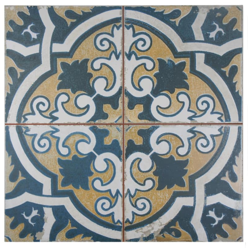 Merola Tile Kings Original Canarsie 17-5/8" x 17-5/8" Ceramic Floor and Wall Tile